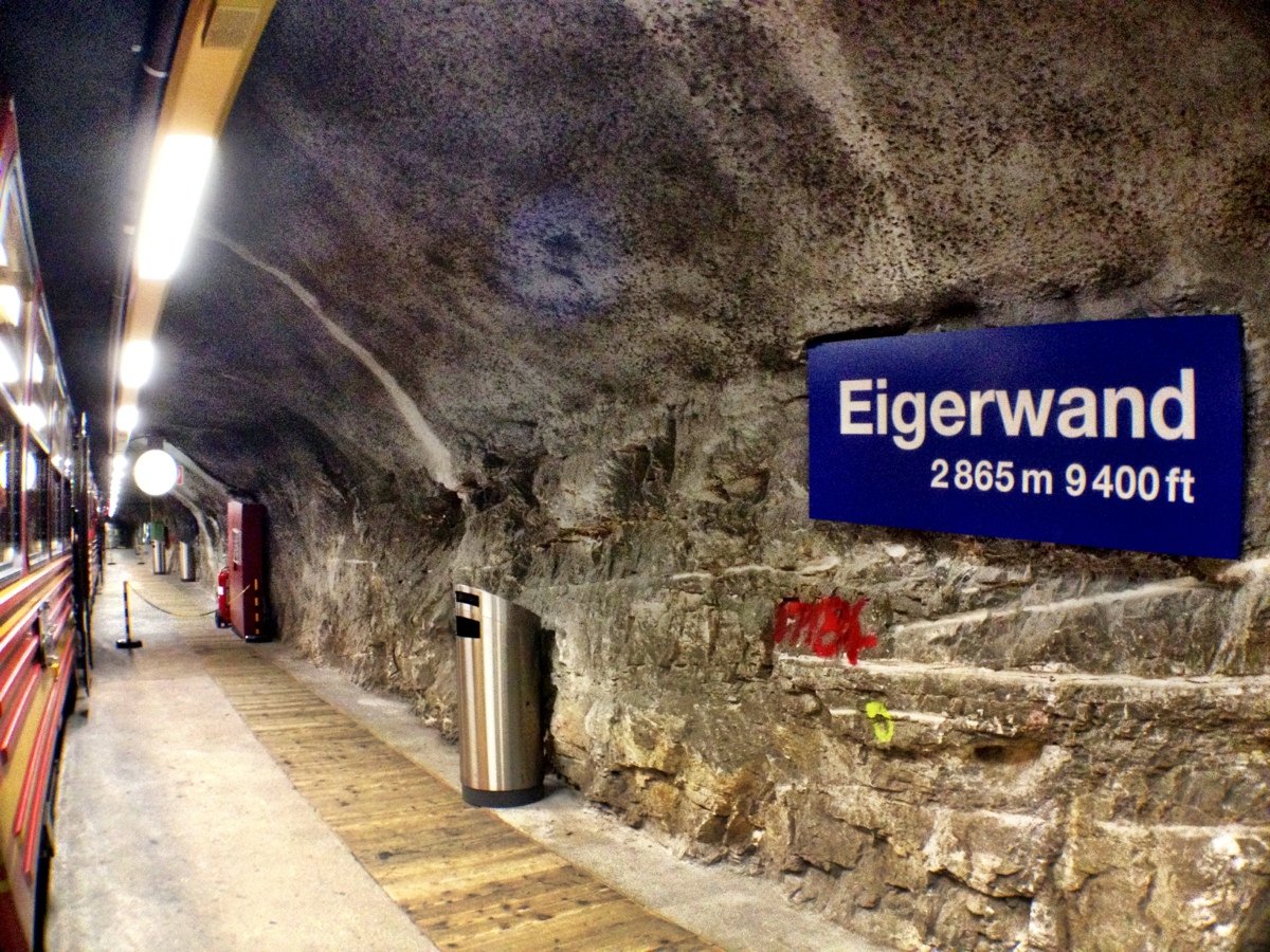 Eigerwand Station Jungfraujochbahn